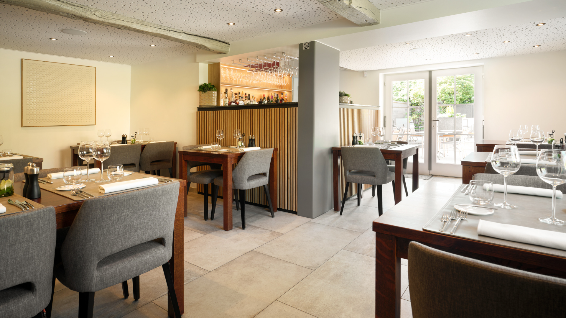 Unser Restaurant und seine Terrasse